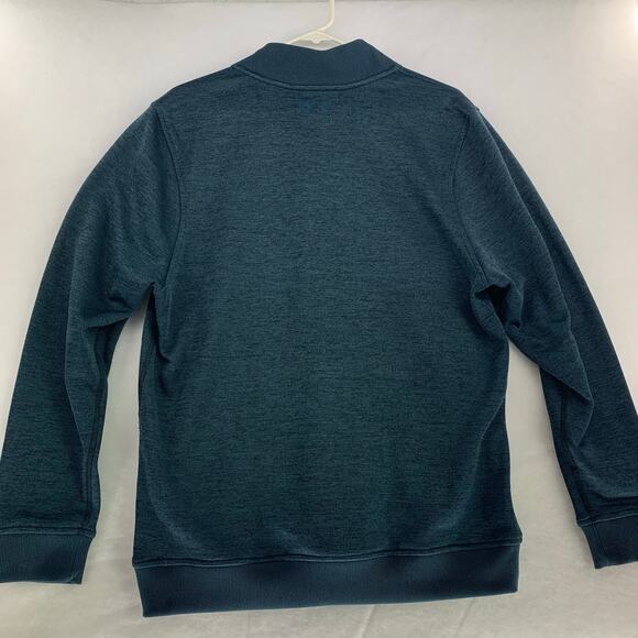 Under Armour Mens ColdGear Half Zip Heather Green Pullover Size Medium - Picture 2 of 15